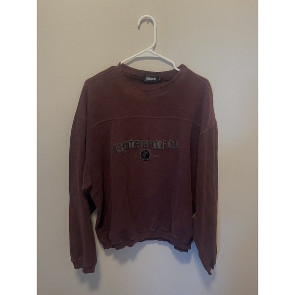 Ashworth Other - Ashworth Sweatshirt Mens XLarge Brick Red Golf Crew Neck pull over 200$